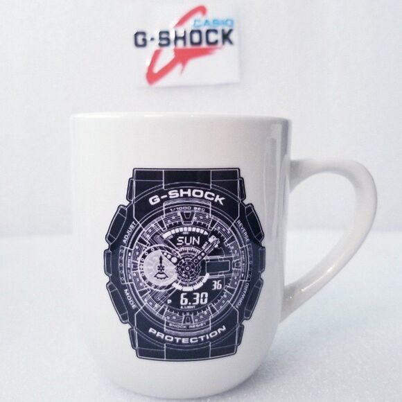 Casio G-Shock set of 4 iconic model custom 12oz ceramic coffee cup Pay 3 get 4 - Picture 2 of 10